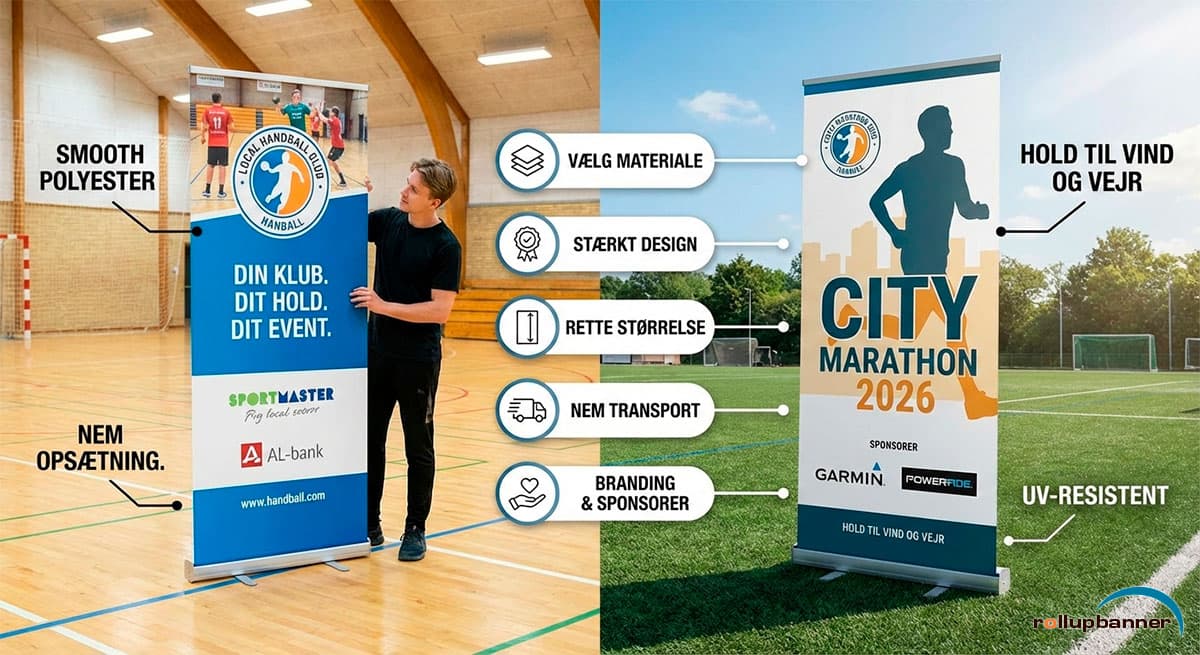 5 tips til at vælge den perfekte roll up banner til sport og events